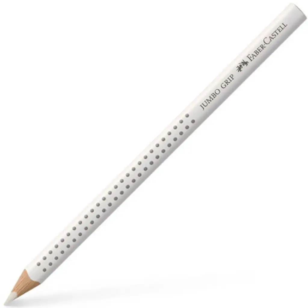 Faber-Castell: Jumbo Grip молив в бял цвят изображение 1