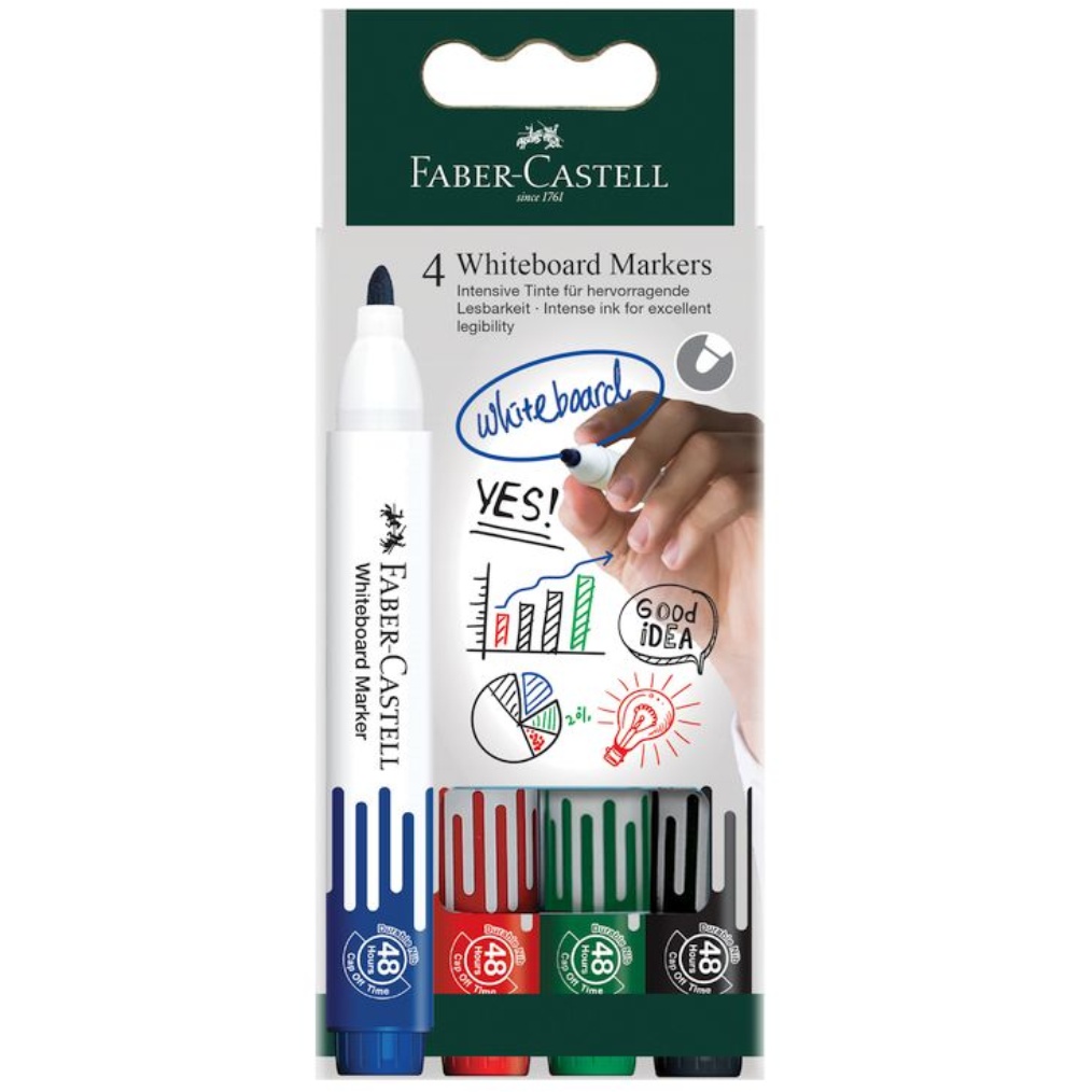 Faber-Castell: Комплект цветни маркери 4бр изображение 1