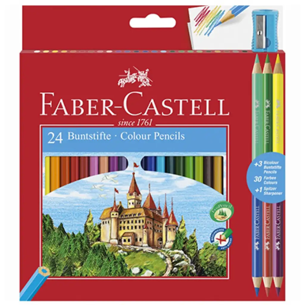 Faber-Castell: Комплект цветни моливи 24+3 бр. изображение 1