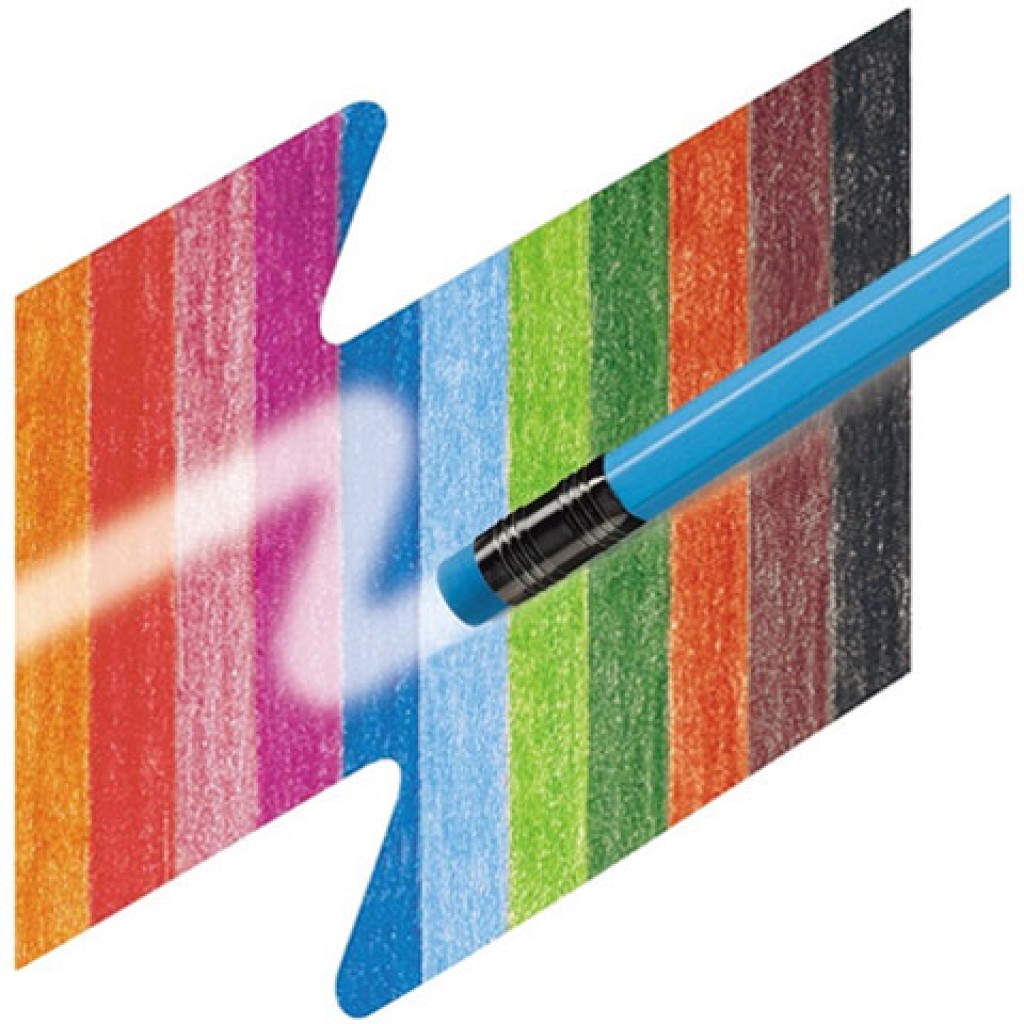 Faber-Castell: Комплект цветни моливи с гумичка 12бр изображение 2