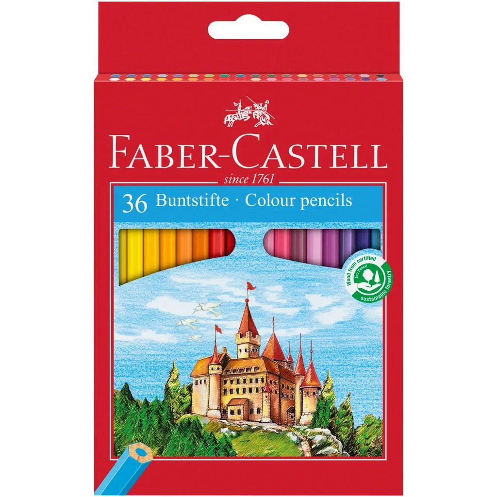 Faber-Castell: Комплект цветни моливи с крепост 36бр. изображение 1