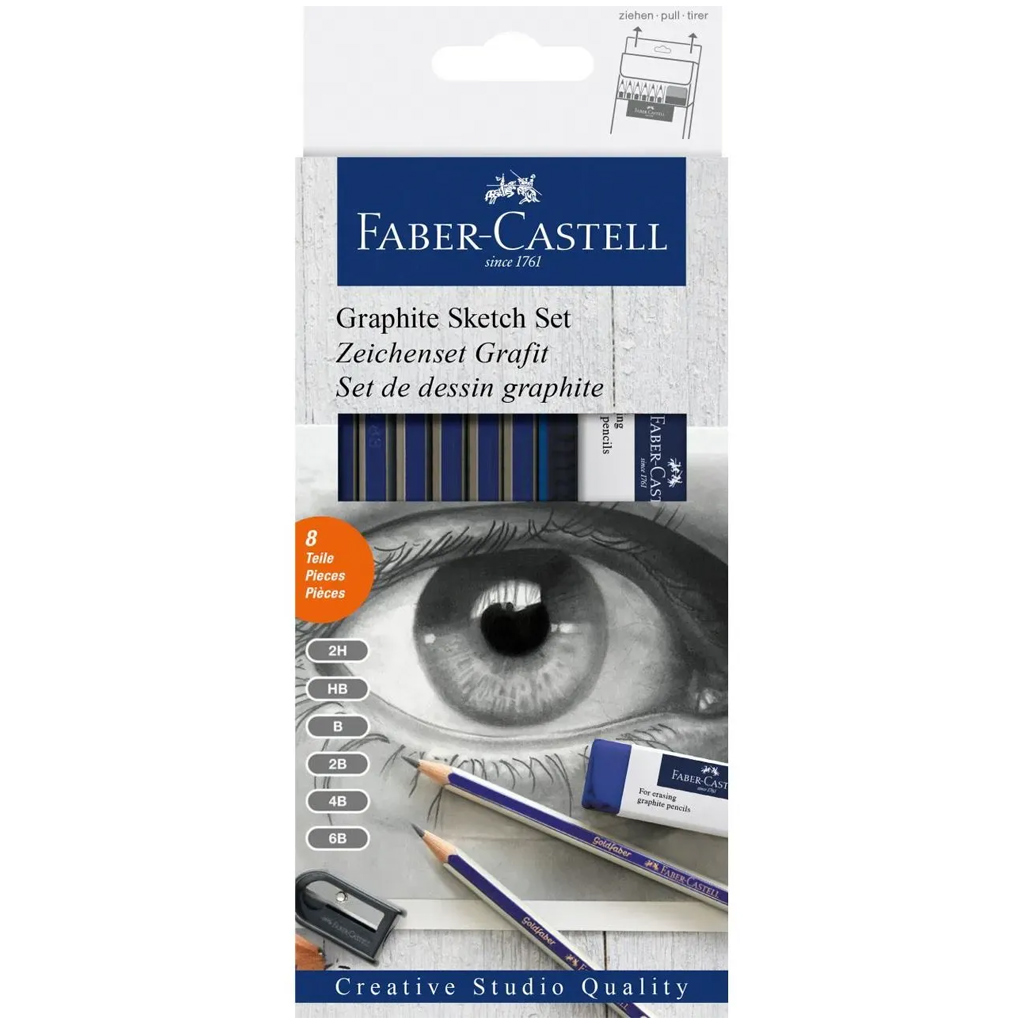 Faber-Castell: Комплект графитни моливи 8бр. изображение 1