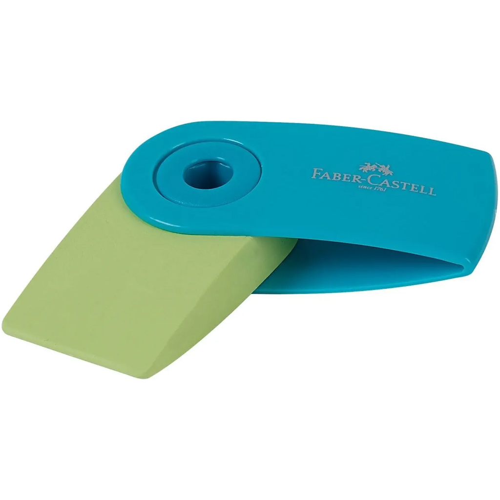 Faber-Castell: Мини калъф за гума в модни цветове 1бр изображение 3