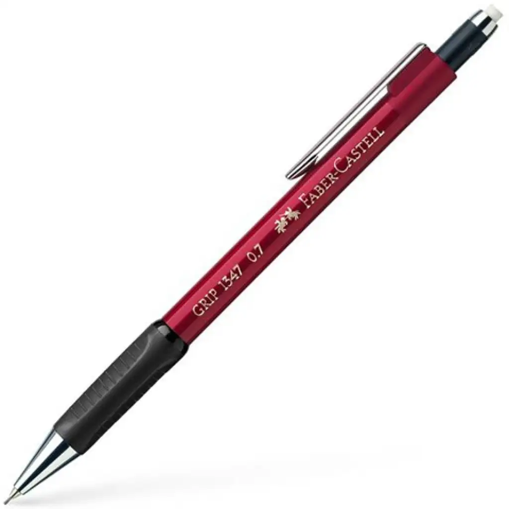 Faber-Castell: Молив с пълнител Grip 1347 0,7mm червен изображение 1