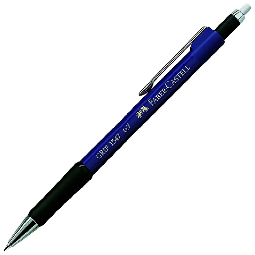 Faber-Castell: Молив с пълнител Grip 1347 0,7mm син изображение 1