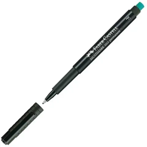 Faber-Castell: Multimark алкохолен маркер 0,6mm черен изображение 1