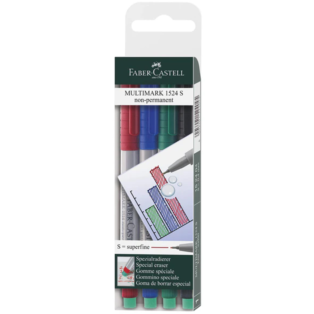 Faber-Castell: Multimark фолиен маркер комплект S – 4 бр изображение 1