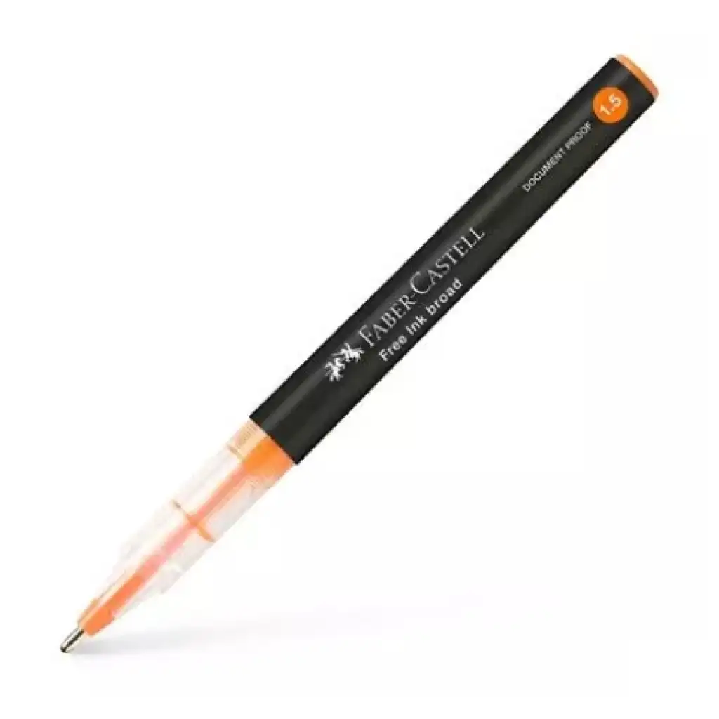 Faber-Castell: Оранжев ролер с писалка 1,5mm изображение 1