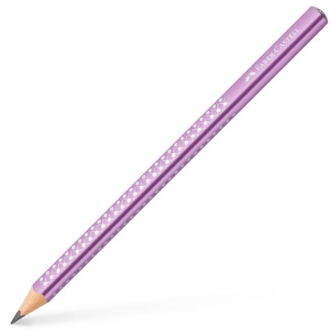 Faber-Castell: Sparkel Jumbo перлен металик лилав графитен молив изображение 1