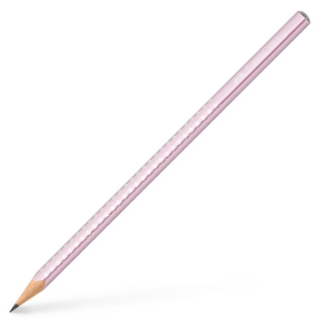 Faber-Castell: Sparkel перлена метална розова графитна молив изображение 1