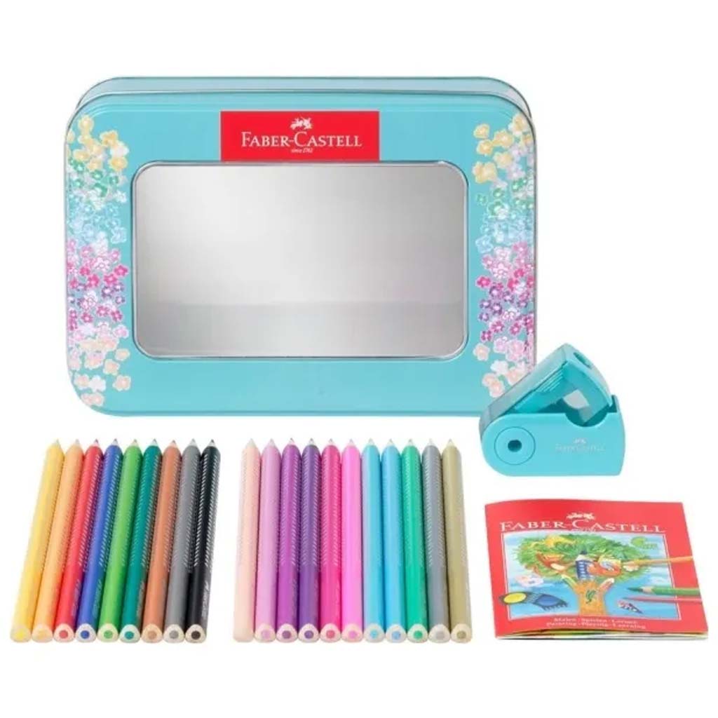 Faber-Castell: Sparkle цветни моливи комплект – 20 части метална кутия изображение 2