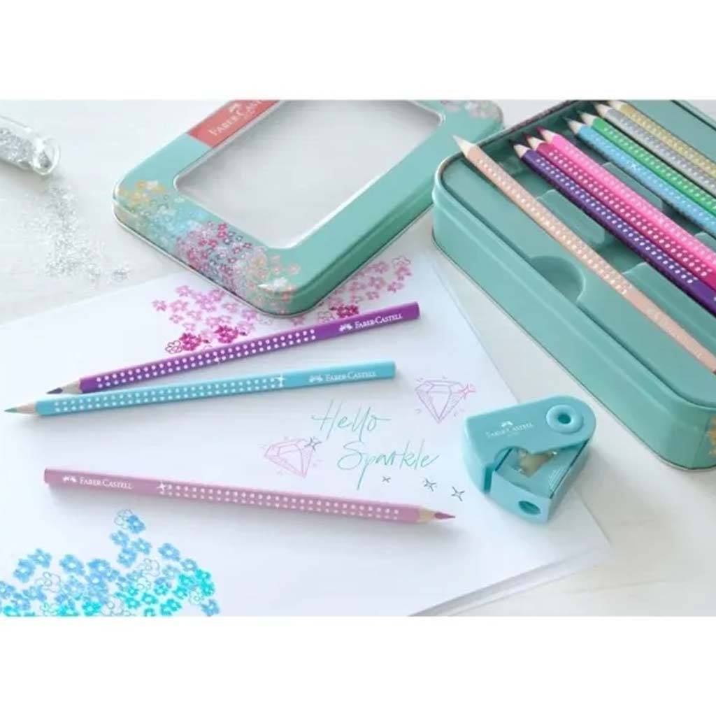 Faber-Castell: Sparkle цветни моливи комплект – 20 части метална кутия изображение 3