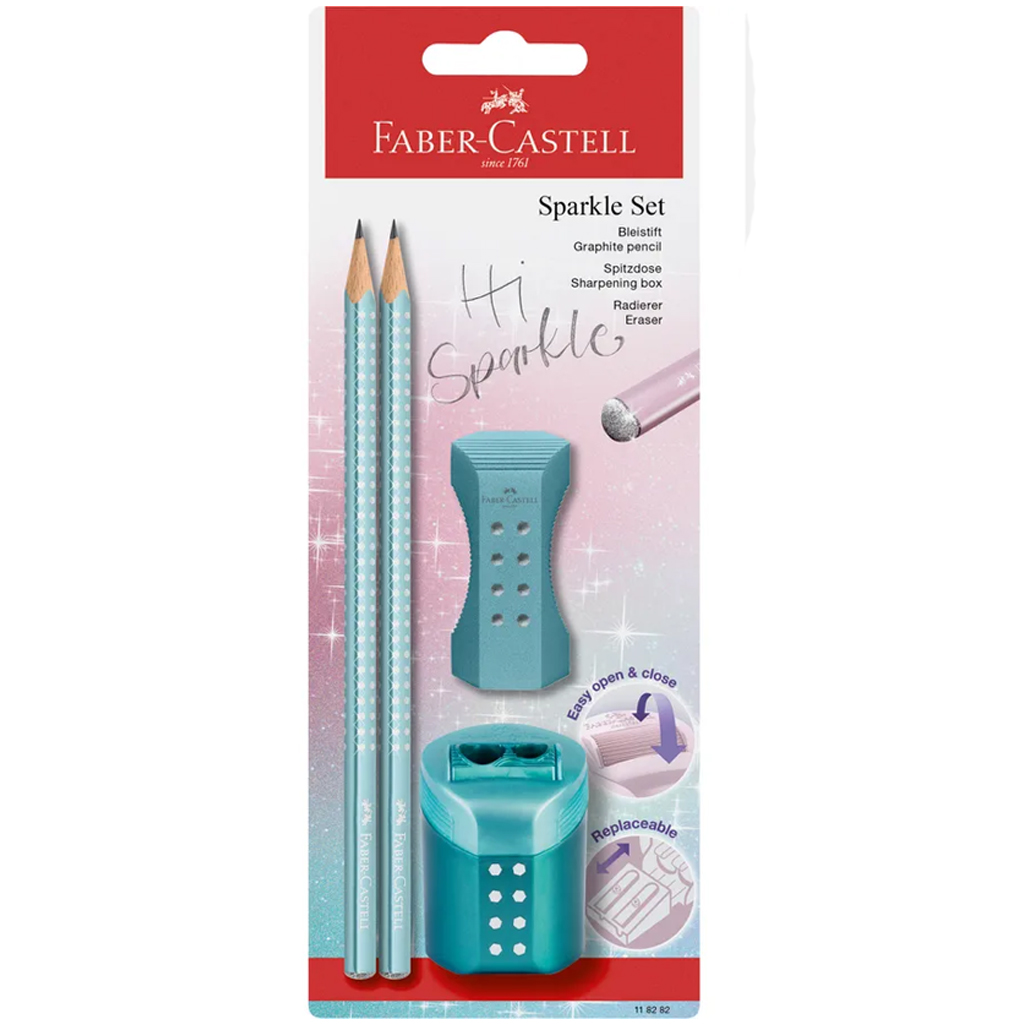 Faber-Castell: SPARKLE комплект канцеларски материали от 4 части в различни варианти 1бр изображение 2