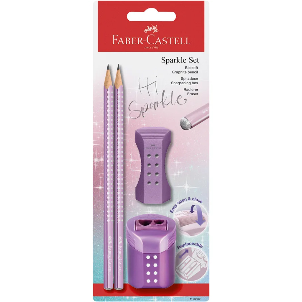 Faber-Castell: SPARKLE комплект канцеларски материали от 4 части в различни варианти 1бр изображение 3