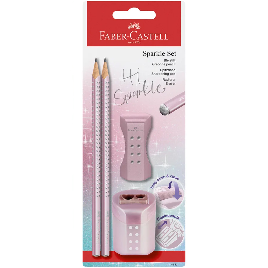 Faber-Castell: SPARKLE комплект канцеларски материали от 4 части в различни варианти 1бр изображение 4