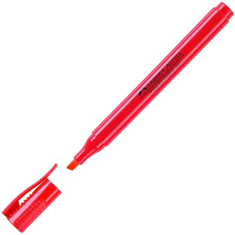 Faber-Castell: Супер-флуоресцентен маркер 38 червен изображение 1