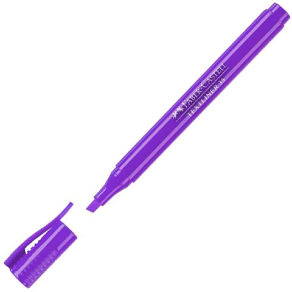Faber-Castell: Супер-флуоресцентен маркер 38 лилав изображение 1