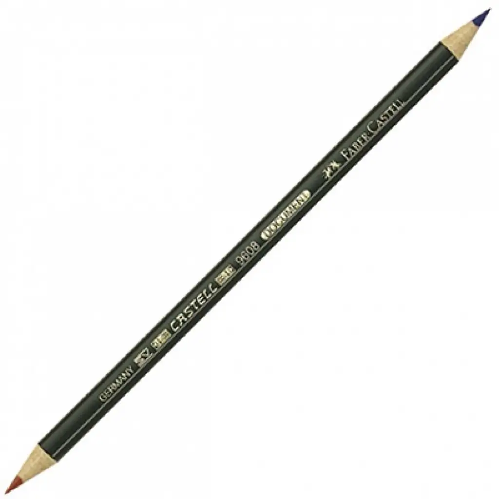 Faber-Castell: Тънък червен-син флумастер изображение 1