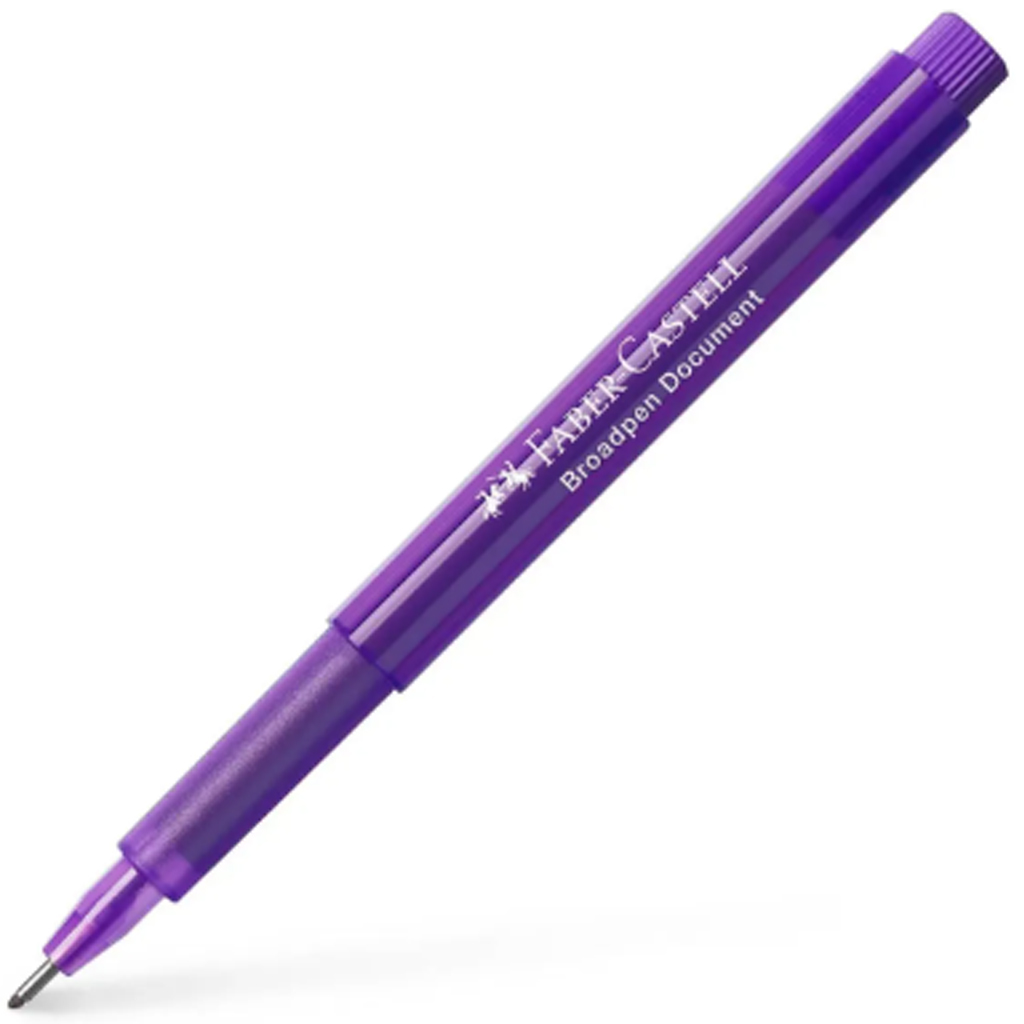 Faber-Castell: Тънкописец 0.8mm лилав изображение 1