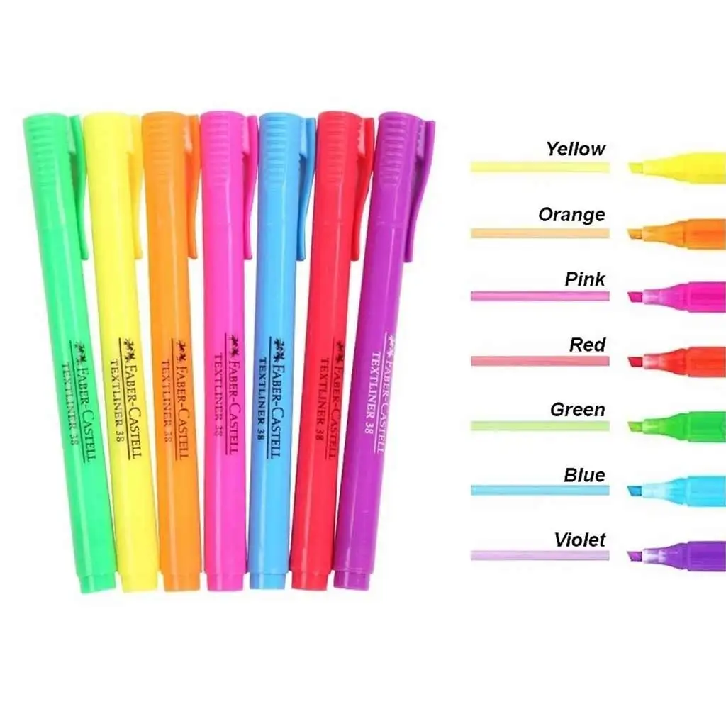 Faber-Castell: Textliner 38 Комплект флуоресцентни маркери 8 броя изображение 2