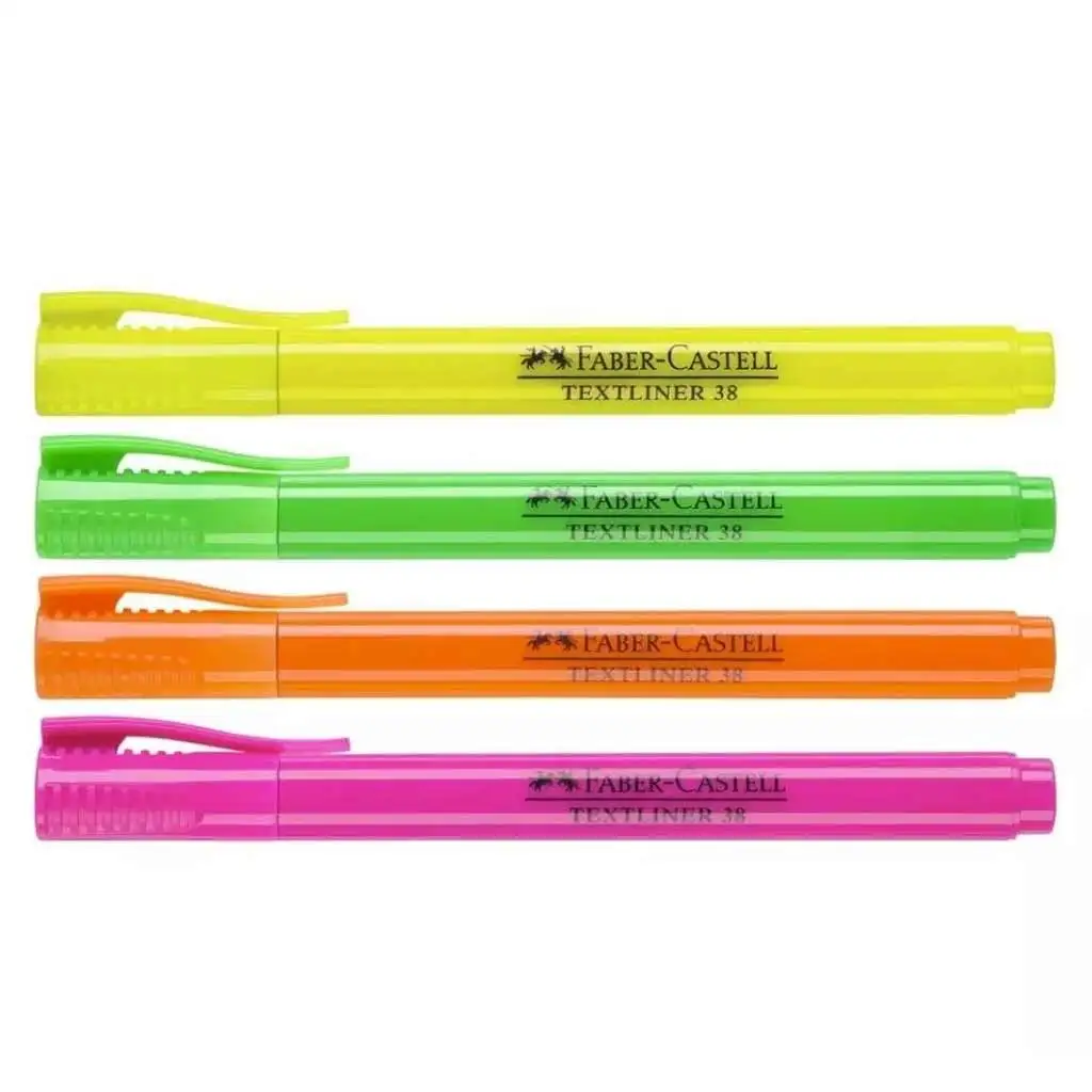 Faber-Castell: Textliner 38 Комплект флуоресцентни маркери с 4 цвята изображение 2