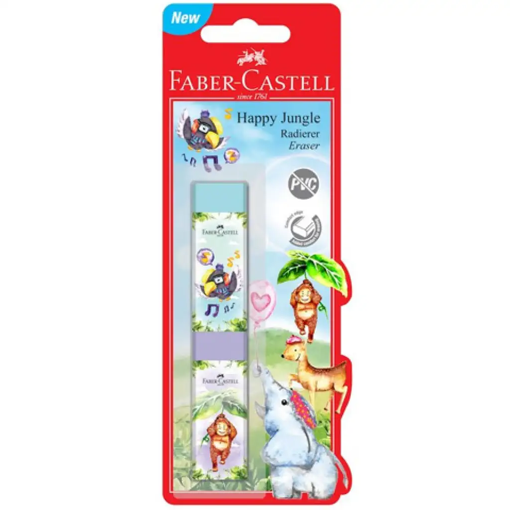 Faber-Castell: Весела джунгла PVC резачка 2бр. комплект изображение 1