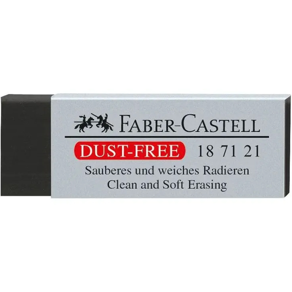 Faber-Castell: Винилово голямо безпрахово гумичка в черен цвят изображение 1