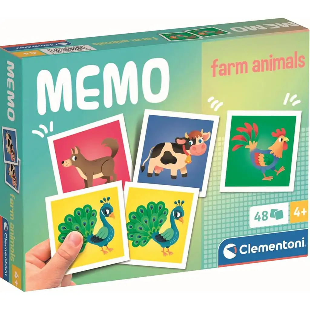 Ферма с животни 48бр. мемори игра - Clementoni изображение 1