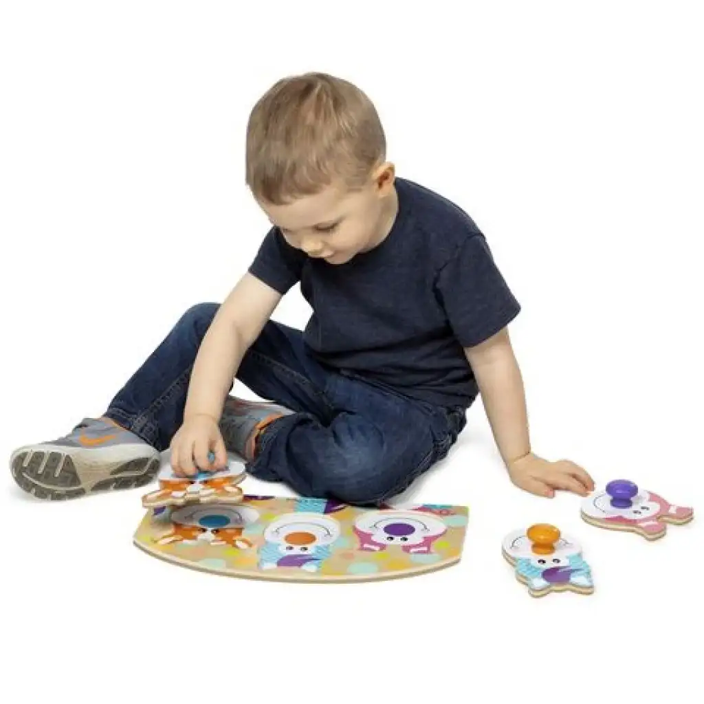 Фермерска дървена гигантска пъзел форма - Melissa & Doug изображение 3