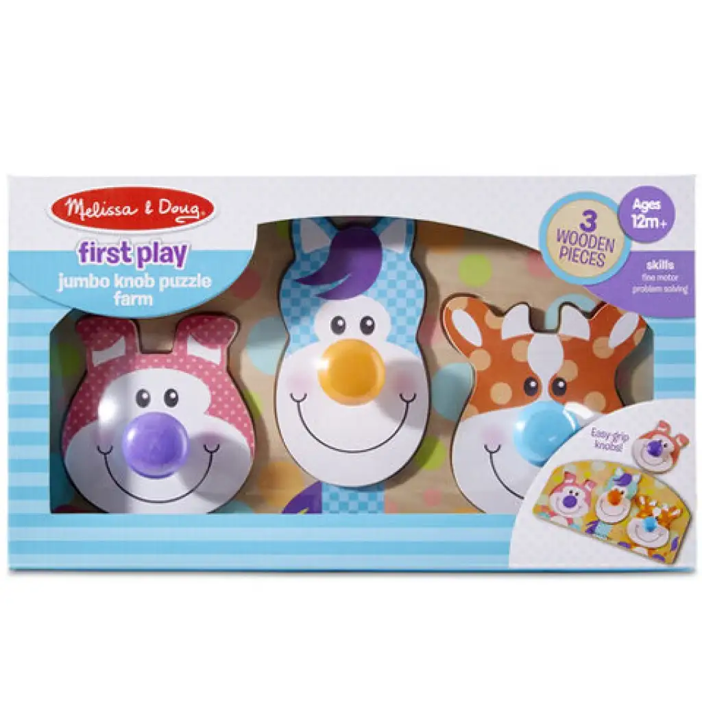 Фермерска дървена гигантска пъзел форма - Melissa & Doug изображение 1
