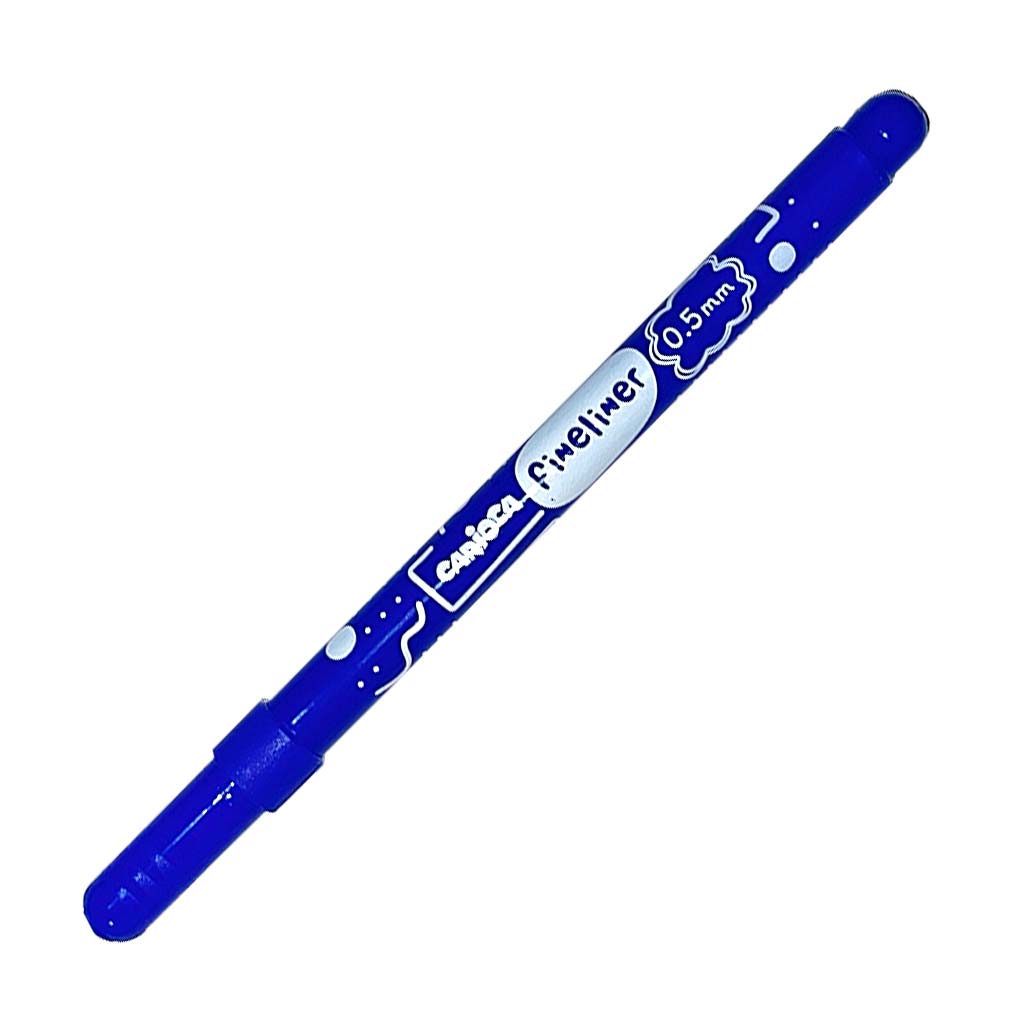 Финелайнер тънкописец маркер син цвят 0.5mm - Carioca изображение 1