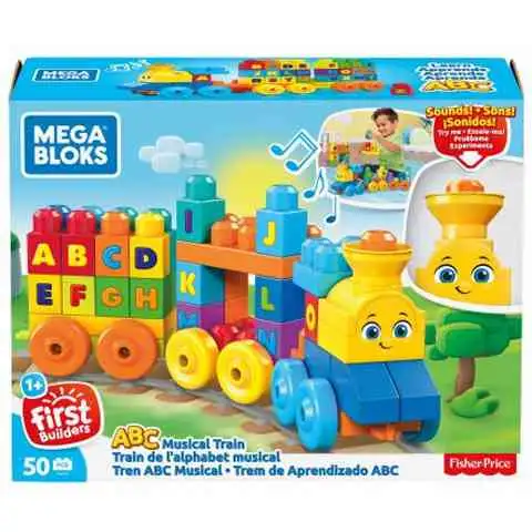Fisher-Price: ABC музикален влак строителен комплект - Mega Bloks изображение 1
