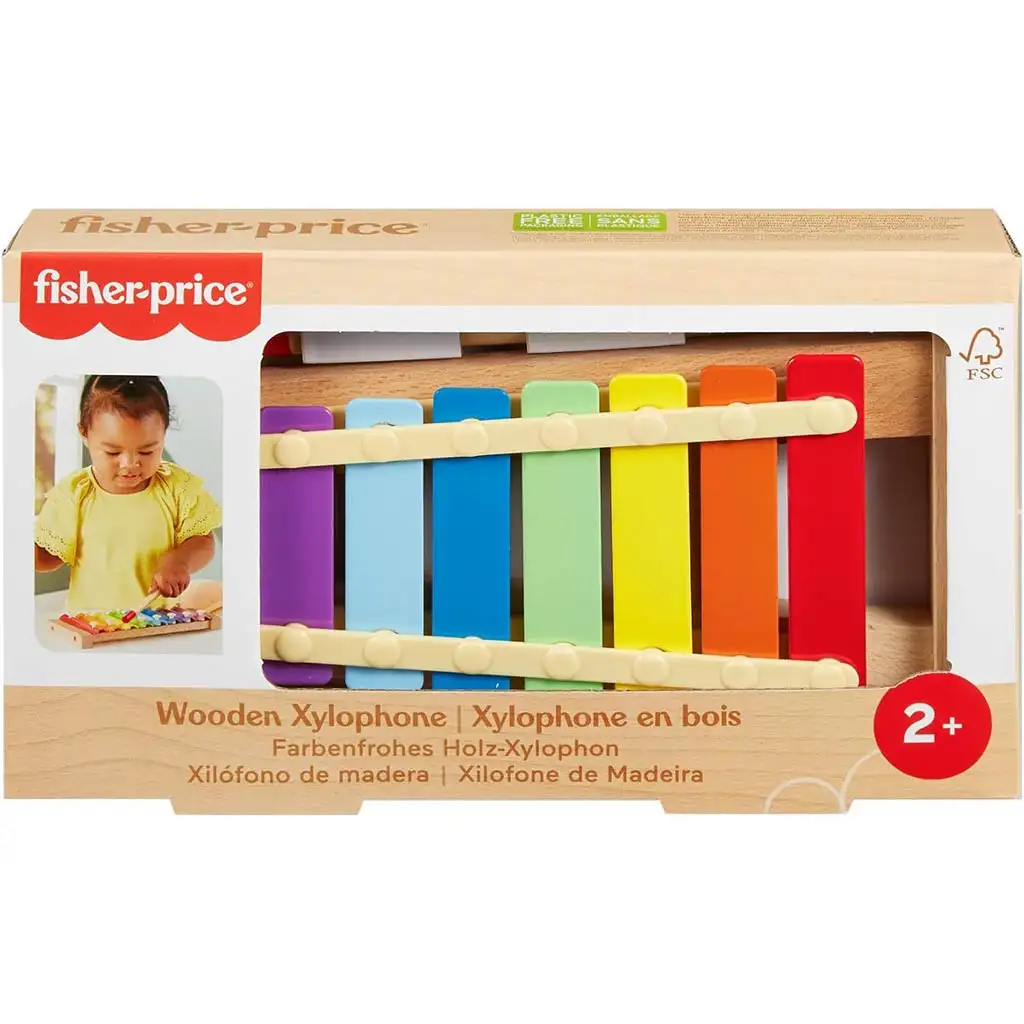 Fisher-Price: Дървен Х xilofon - Mattel изображение 1