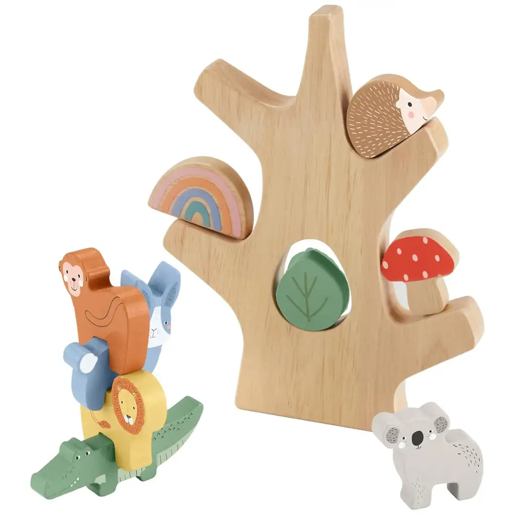 Fisher Price: Дървена балансова горичка - Mattel изображение 2