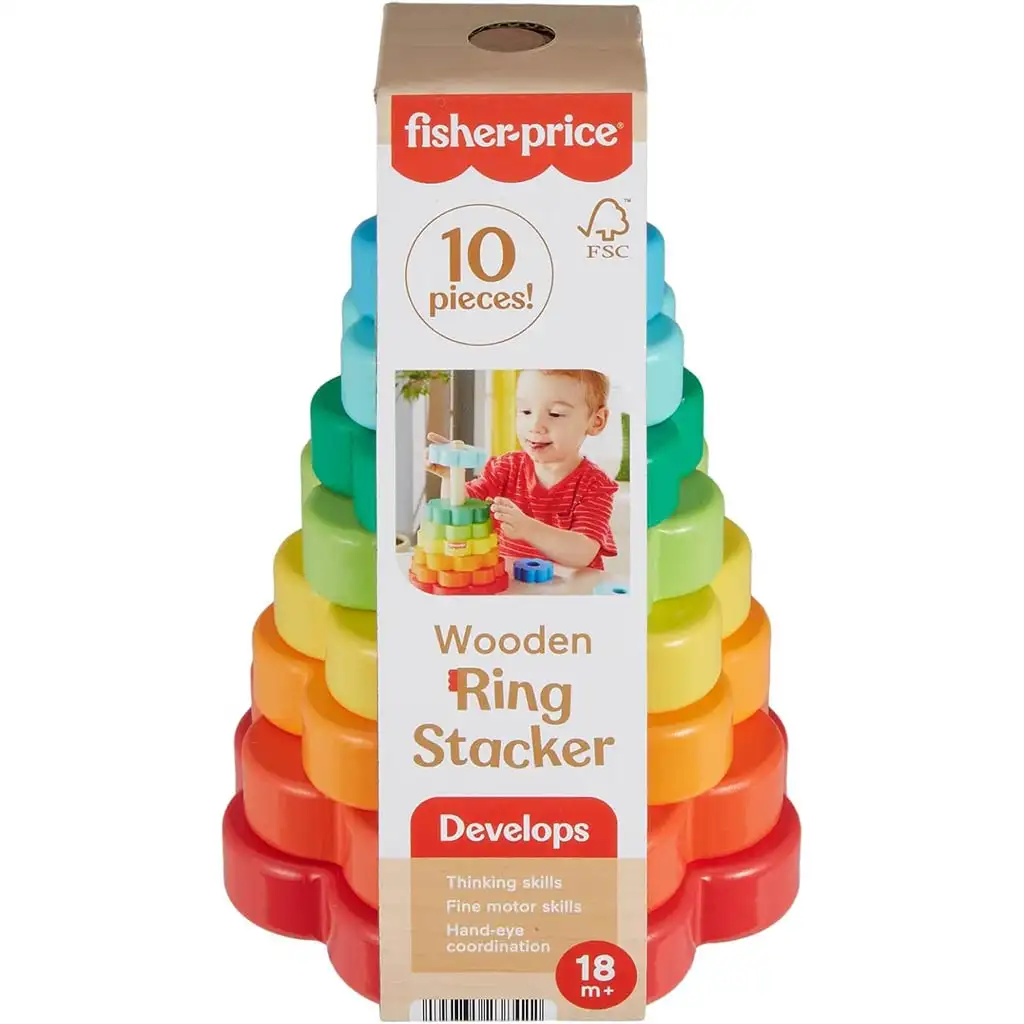 Fisher-Price: Дървена Фа Гигантска пирамида - Mattel изображение 1