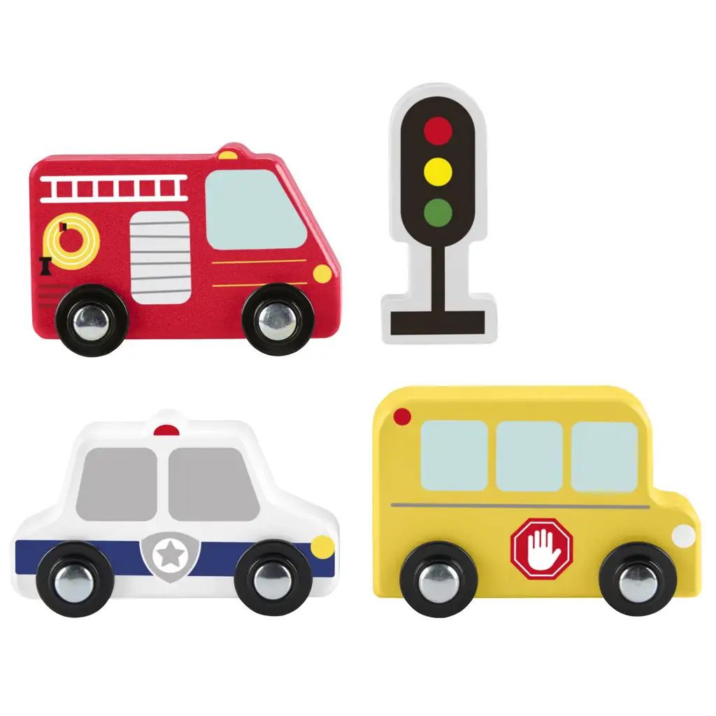 Fisher-Price: Дървено малко автомобилче комплект - Mattel изображение 2