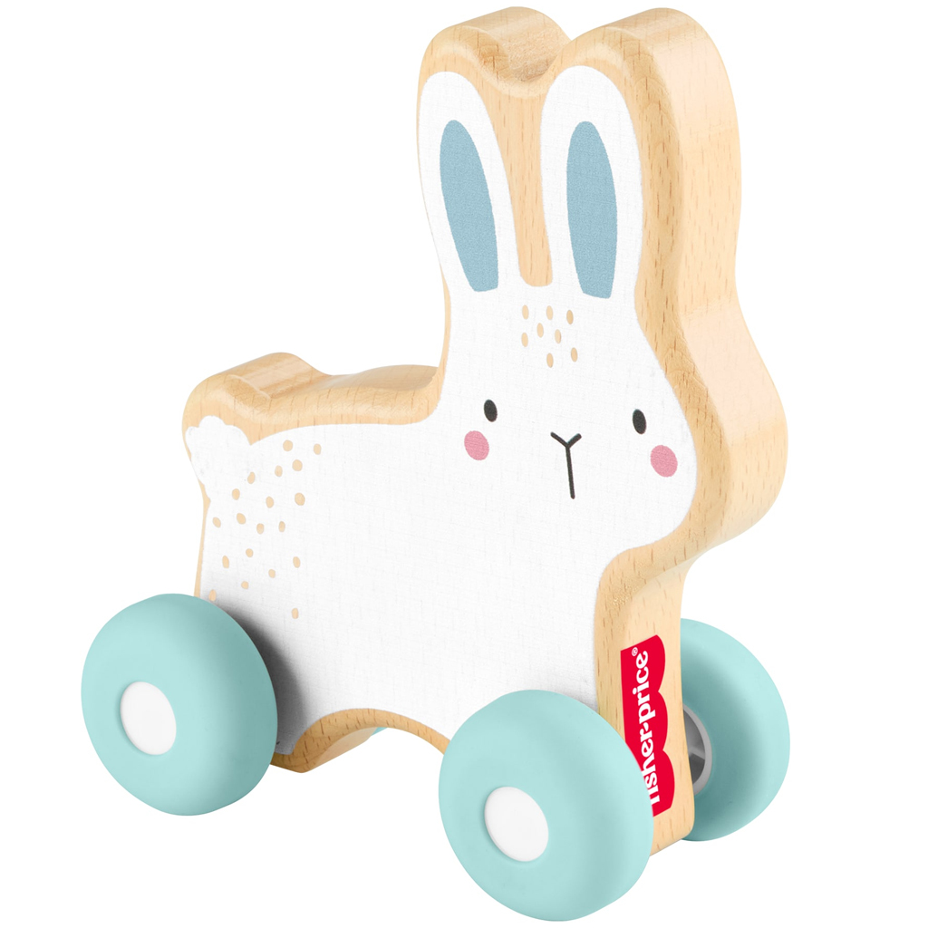 Fisher-Price: Дървено тили-толи зайче - Mattel изображение 2