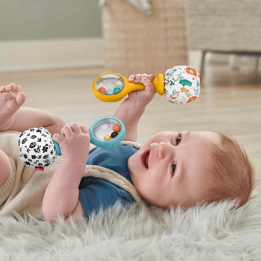 Fisher-Price: Дрънкалка румбата за бебета - Mattel изображение 3