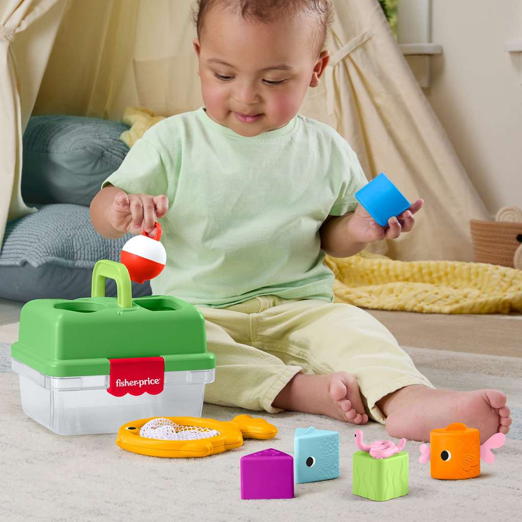 Fisher-Price: Формообразуваща риболовна кутия - Mattel изображение 3