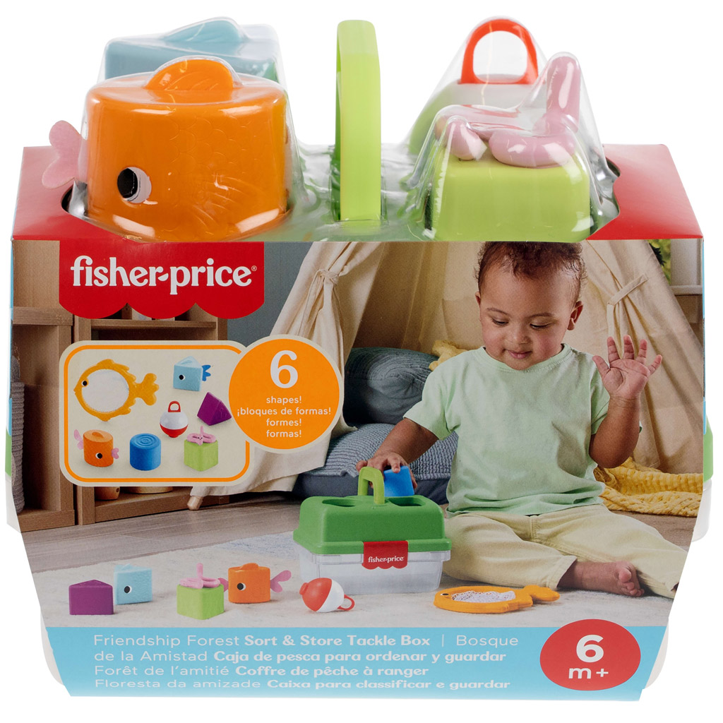 Fisher-Price: Формообразуваща риболовна кутия - Mattel изображение 1