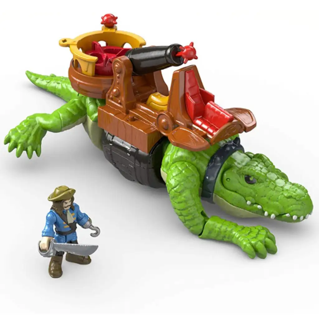 Fisher-Price: Играчка комплект с крокодил и капитан Хук - Mattel изображение 2