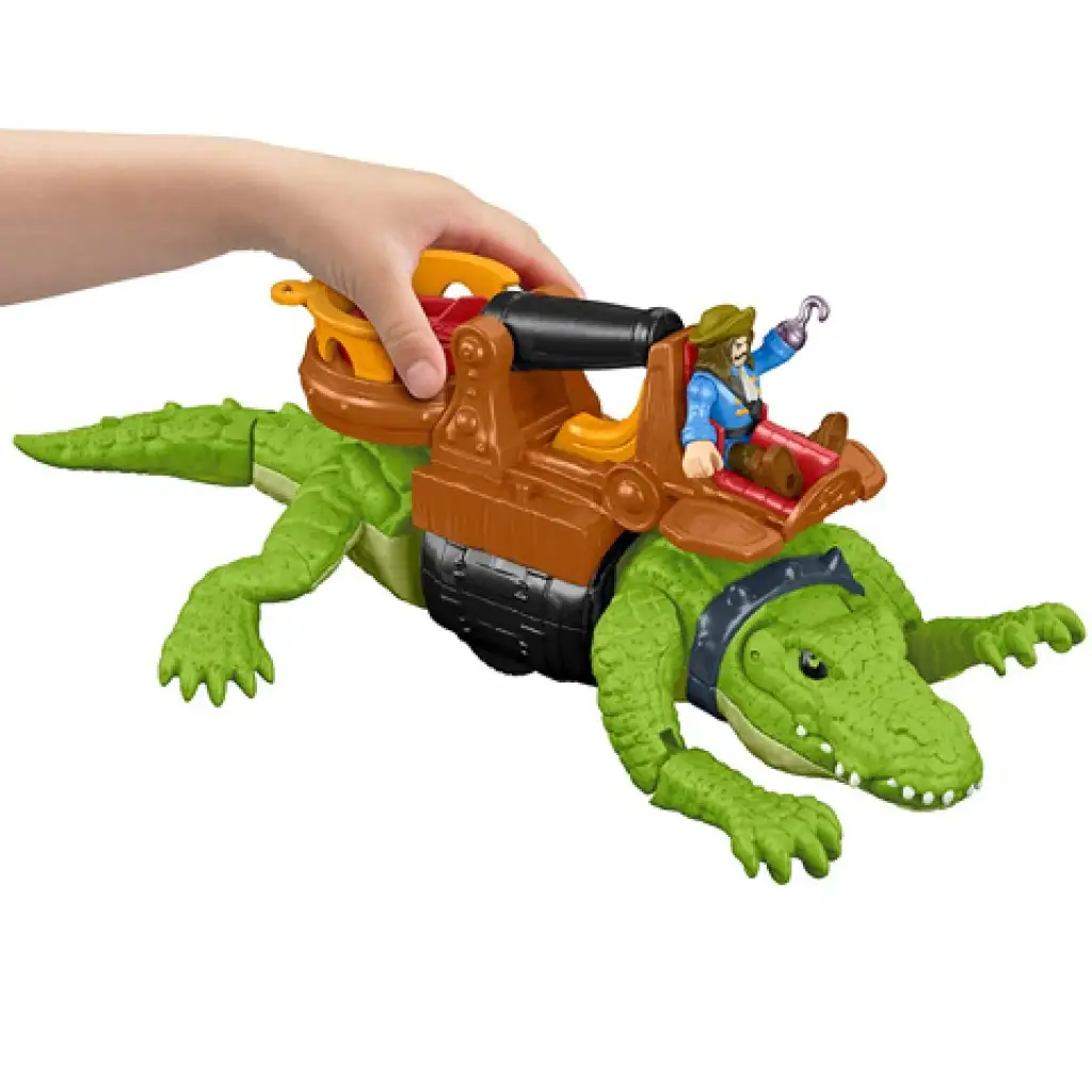Fisher-Price: Играчка комплект с крокодил и капитан Хук - Mattel изображение 4
