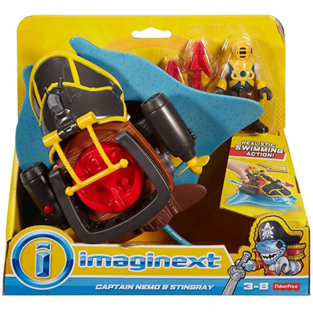 Fisher-Price: Imaginext капитан Немо и пиратски комплект с рай изображение 1