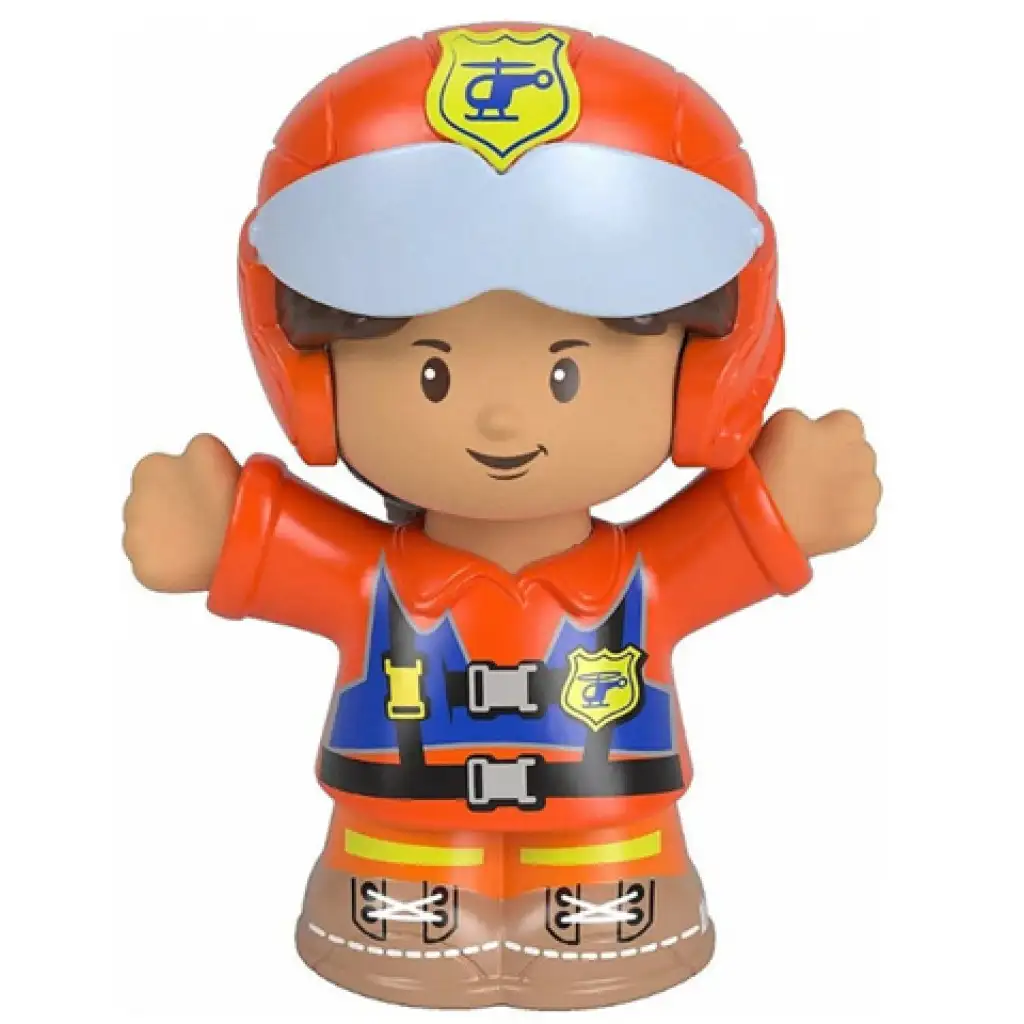 Fisher-Price: Малки хора Луис пилот фигура - Mattel изображение 1