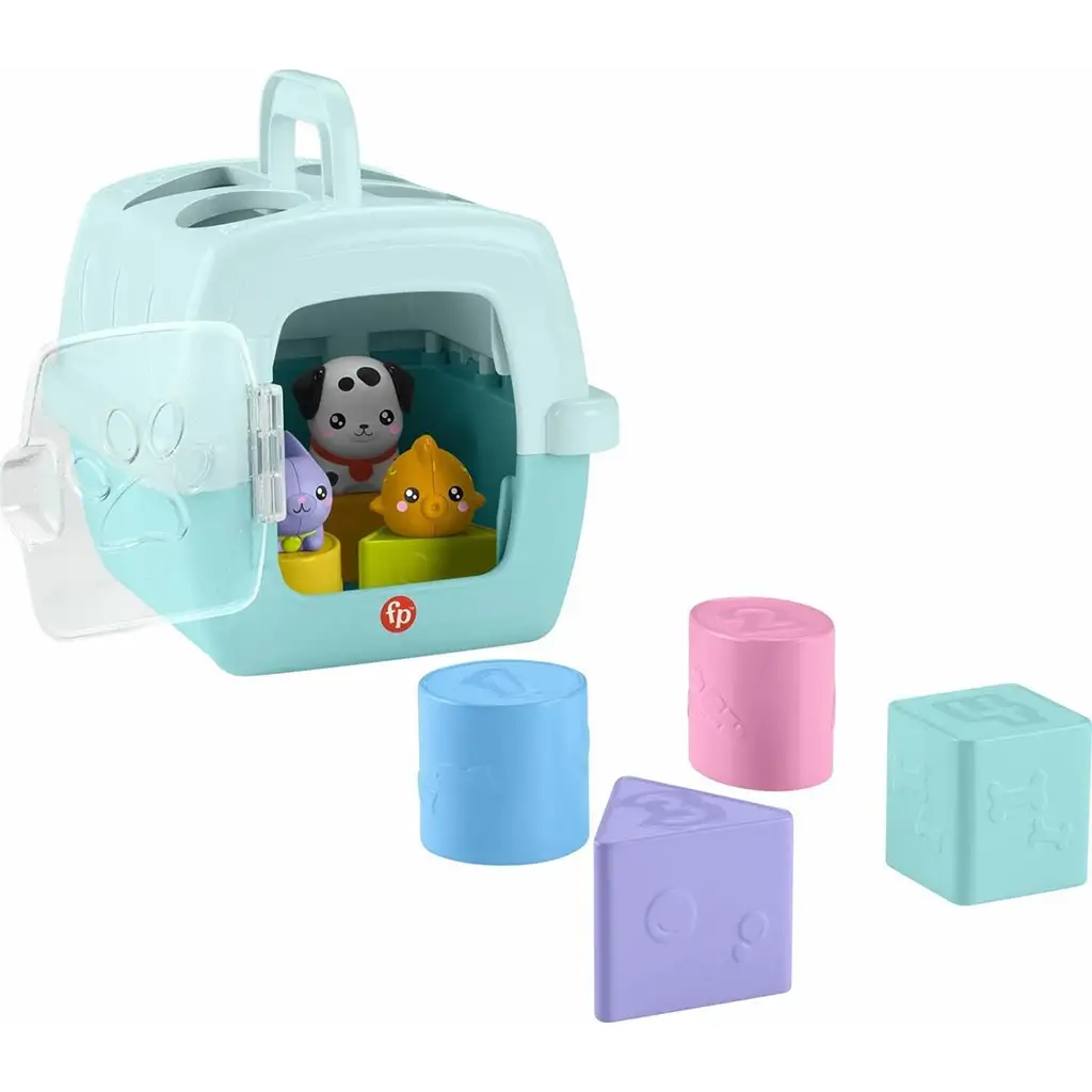Fisher-Price: Малки любимци занимателен животински сортер - Mattel изображение 3