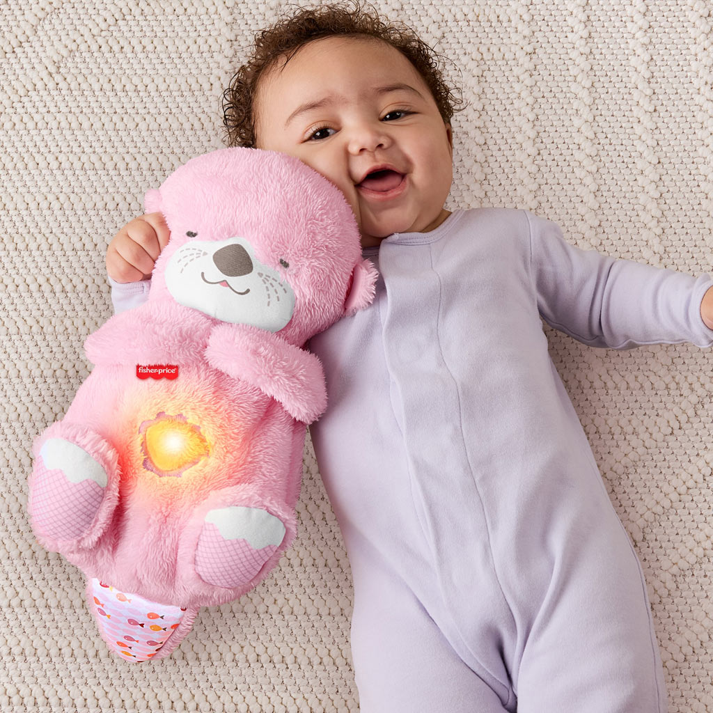 Fisher-Price: Розова спяща видра с функции - Mattel изображение 2