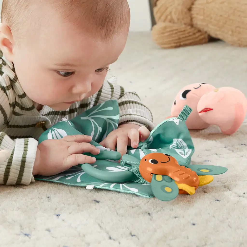 Fisher-Price: Sensimals Здравей усещане 4 бр. бебешки играчки комплект - Mattel изображение 6