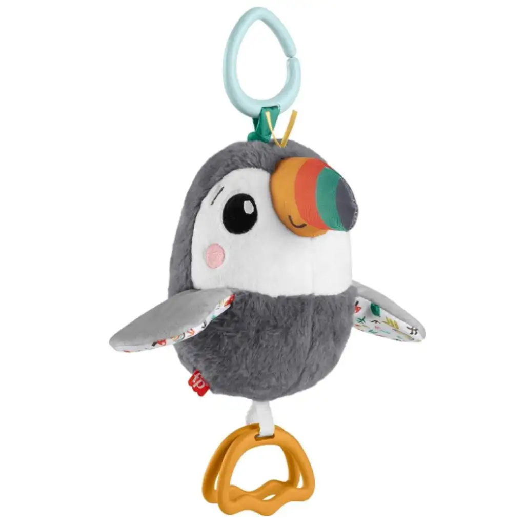 Fisher Price: Сладък летящ тукан плюшена играчка - Mattel изображение 1