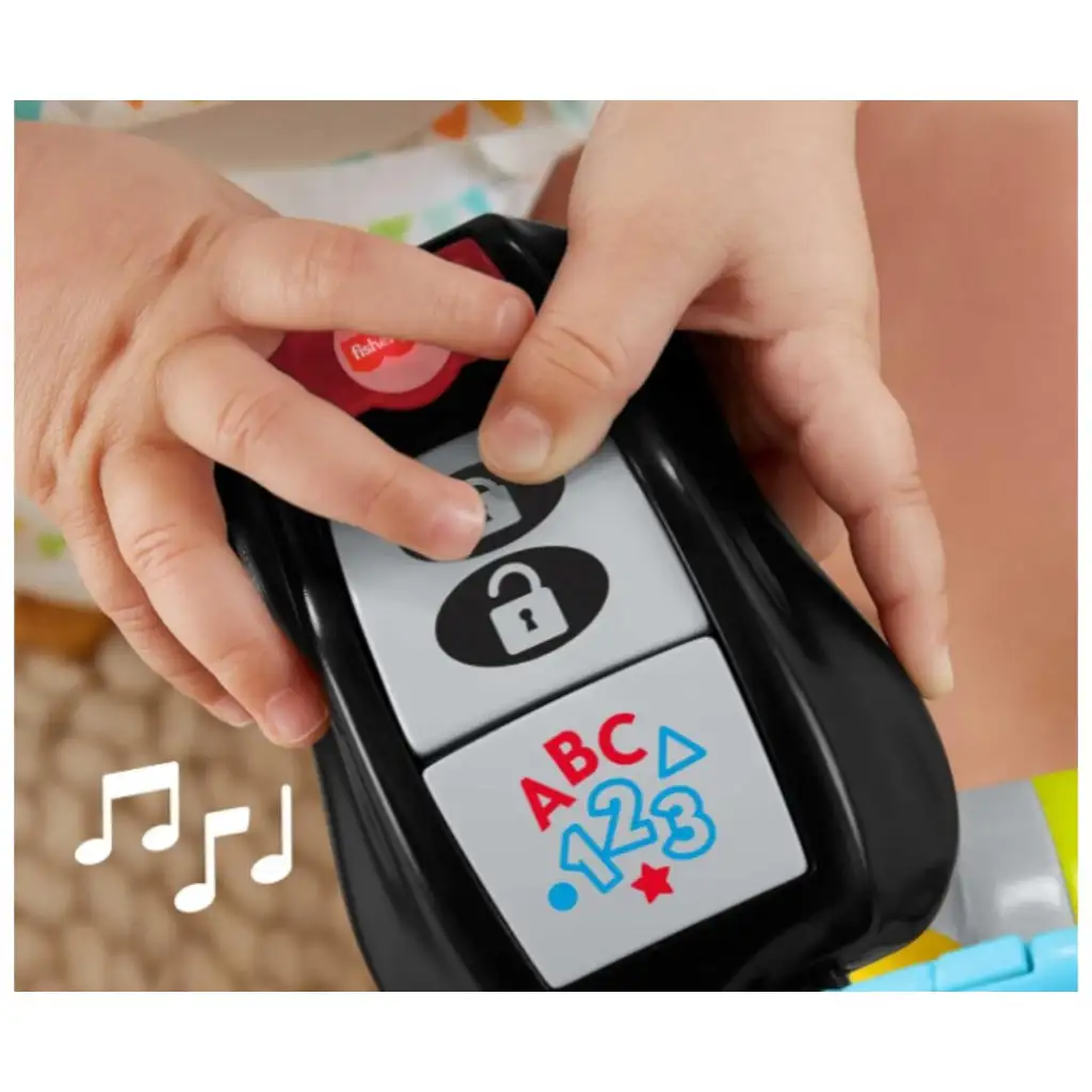 Fisher-Price: Смей се и се развивай Учебен ключ за кола - Mattel изображение 3