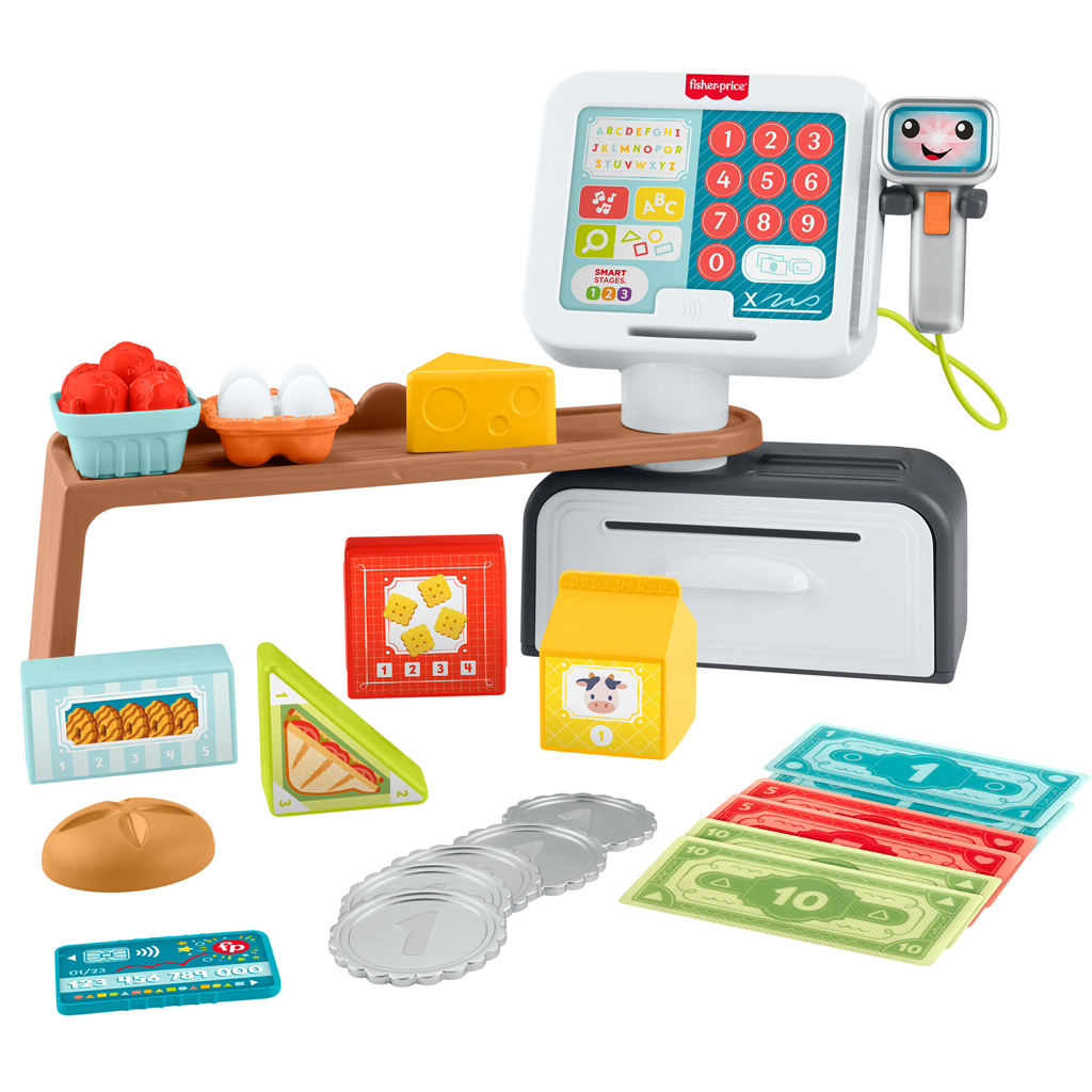 Fisher Price: Смей се и учи касов апарат - Mattel изображение 2